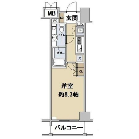 グランスイート東京の物件間取画像